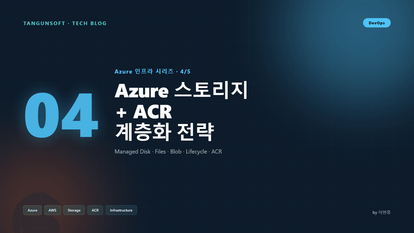 [권장 구성] 스토리지·ACR구성_Azure_중급_DevOps_KoreaCentral_2025