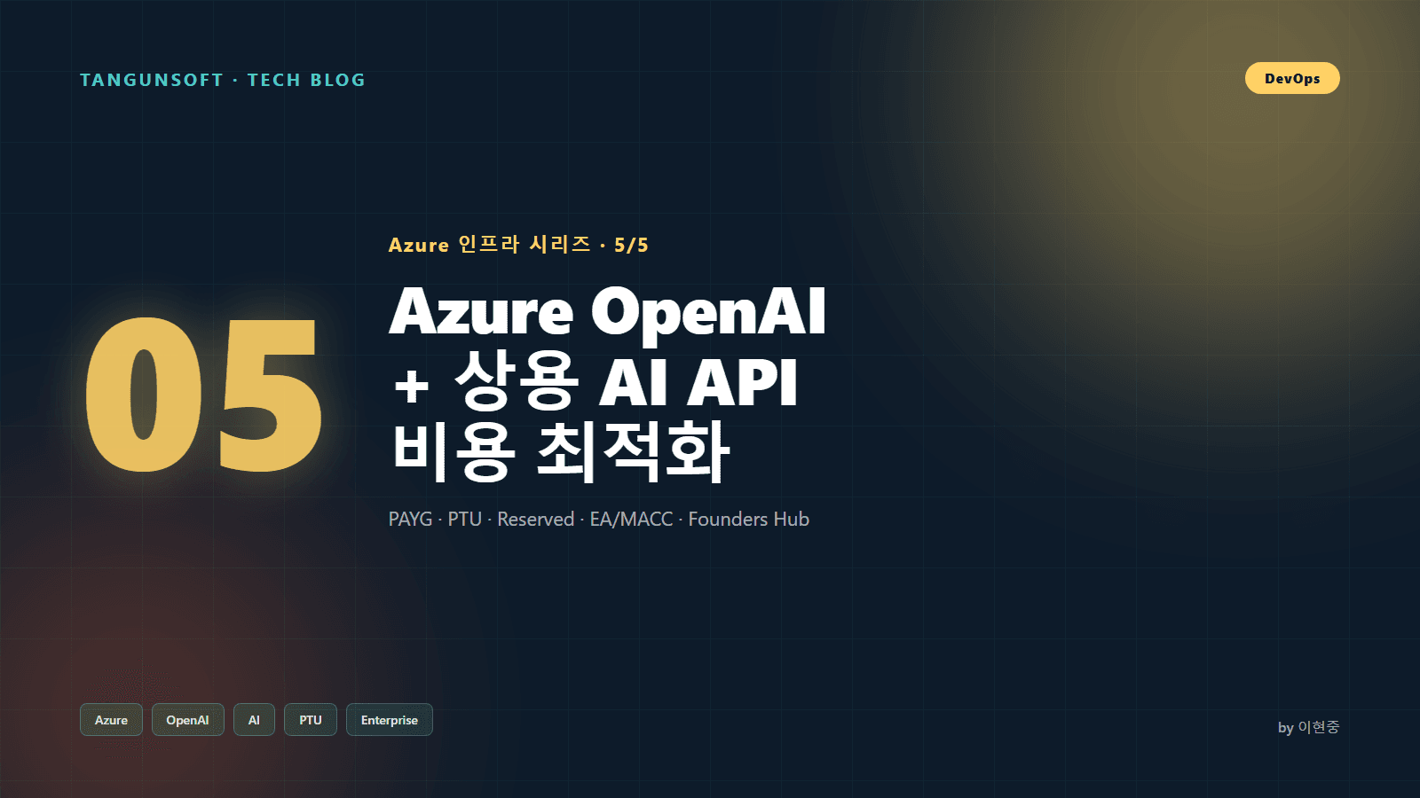 [권장 구성] AzureOpenAI운영_Azure_중급_DevOps_KoreaCentral_2025